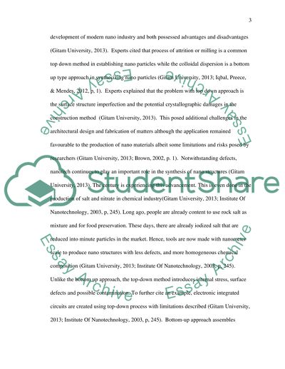 Nanotechnology summary picture