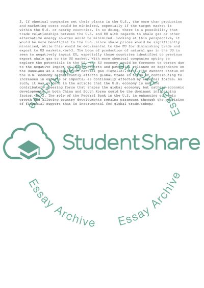 Analysis of Economic Articles