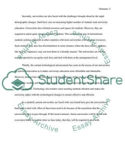 The Brutal Facts That Universities Must Face Today