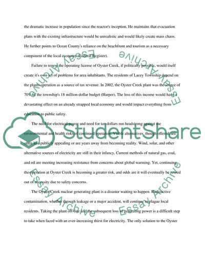 The Lacey Township Power Plant Problem