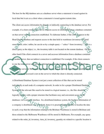 Distributed Database System Design