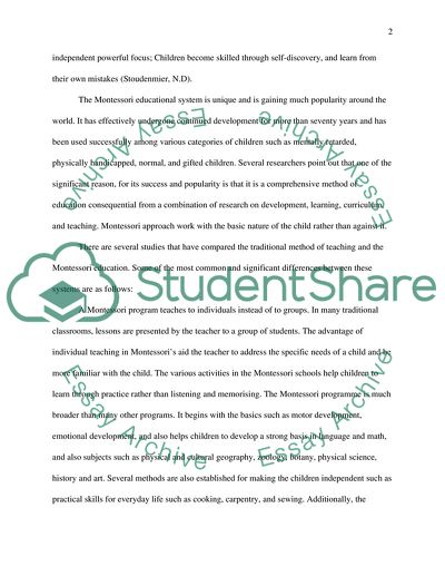 Maria montessori biography image