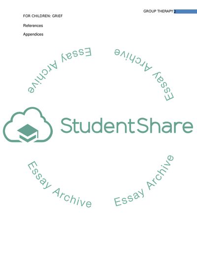 Grief Group Counseling in Elementary Setting