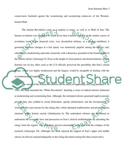 The Iranian Revolution