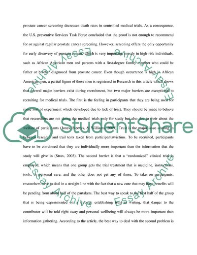 Prostate Cancer Trial