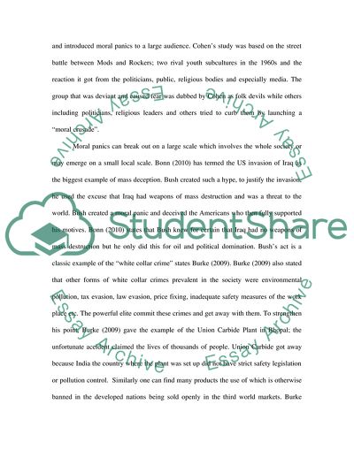 When Does Moral Panics Occur