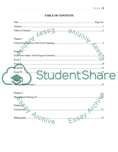 Typology of Events and Entertainment in Manchester City