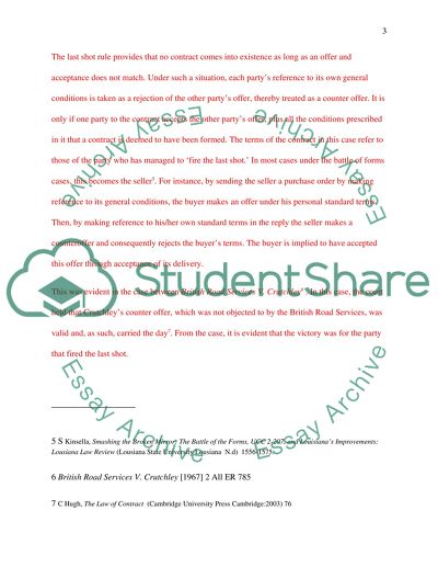 The Battle of Forms and the Mirror-Image Rule