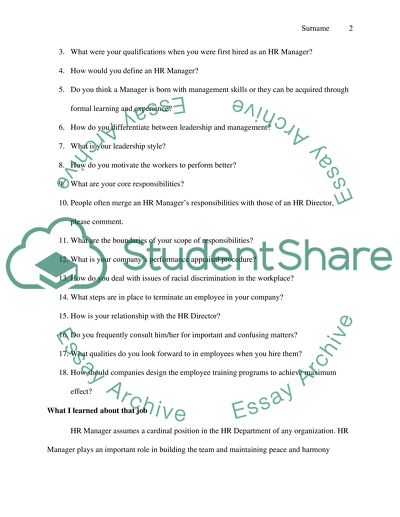 Human resource management essay conclusion image