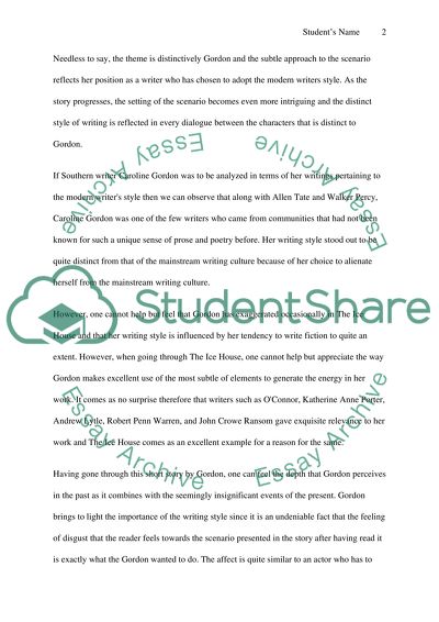 The Ice House by Caroline Gordon