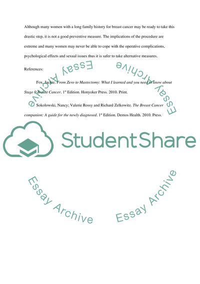 Bilateral Mastectomy