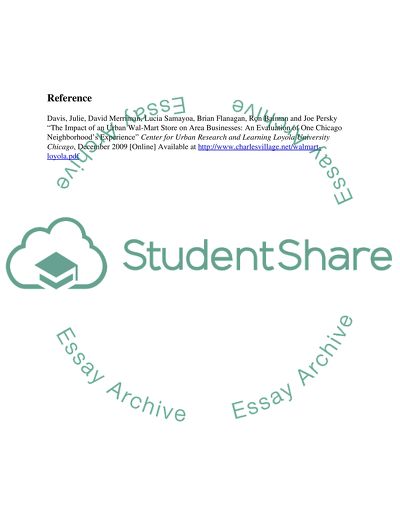 Opening of New Wal-Mart Store in Chicago