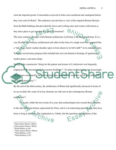 Ostia Antica - the Temple of Rome and Augustus