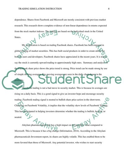 Trading Simulation Instructions Term Paper Example | Topics and Well