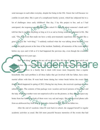 Interviewing a Person with a Traumatic Experience