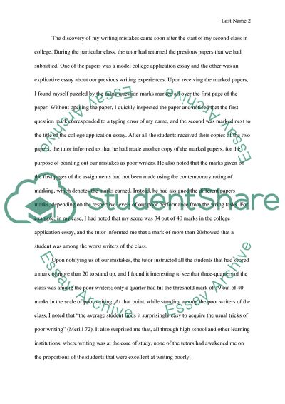 The Principle of Poor Writing