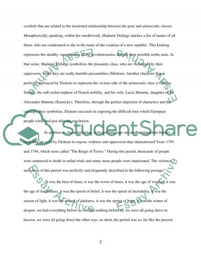 A tale of two cities theme essay