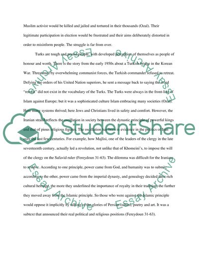 Islam in Modern Turkey and in the Arab World