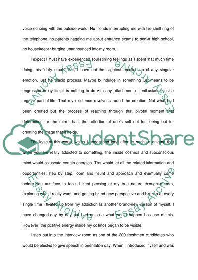 My College Admission Essay