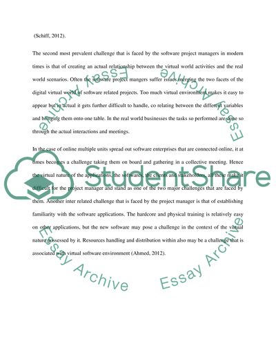 Project Management Challenges