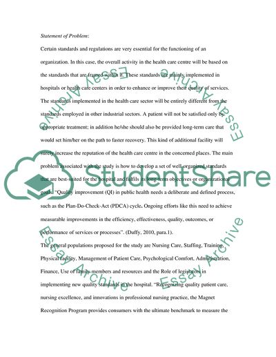 Health Care Organizational Change Plan