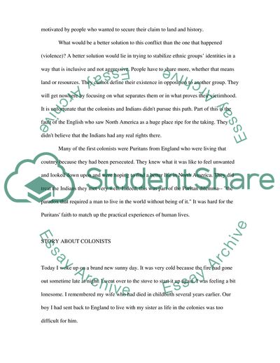 English Colonists and Indians