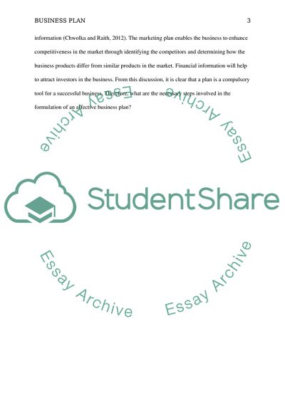 The Value of Business Planning Before Start-Up