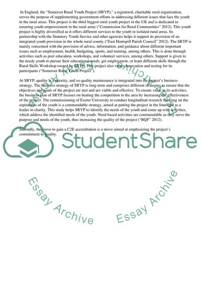 Somerset Rural Youth Project