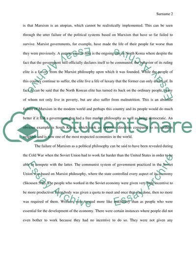 Objectives against Marxism