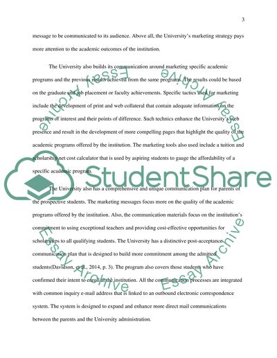 Academic and Marketing Excellence in the Education Sector