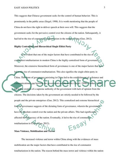 Concept of the Political System in China