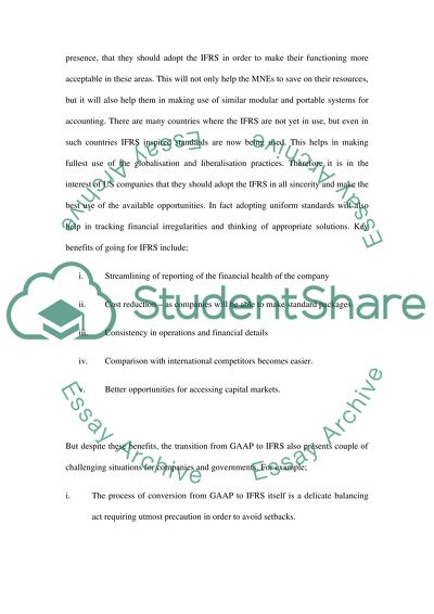 International Financial Reporting Standards