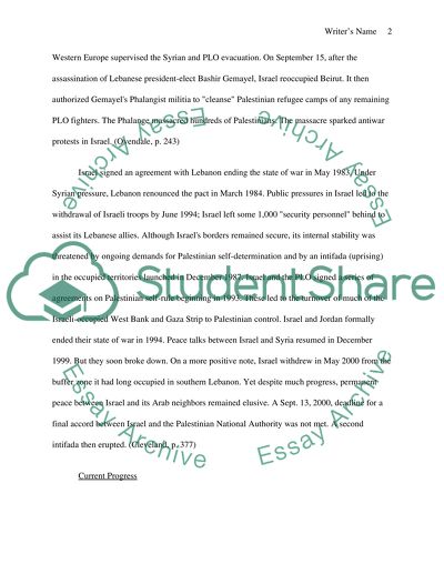 Arab-Israeli Peace Process