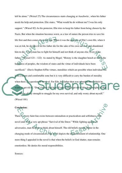 Relationship between Eliezer and His Father