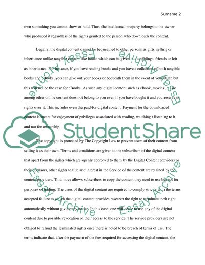 Ownership and digital downloads