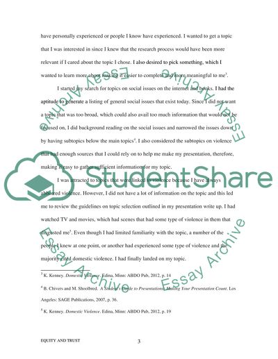 The Human Element and an Excellent Presentation