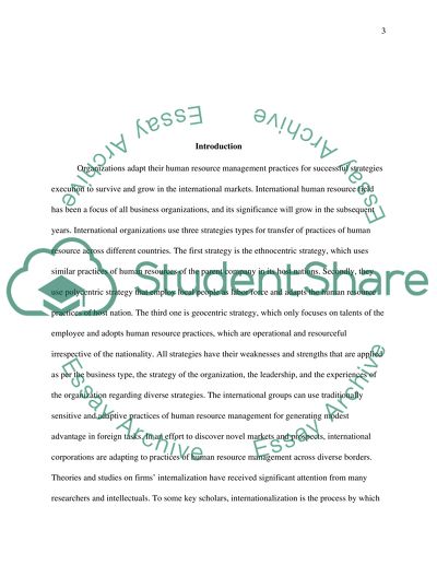 The internationalizing staffing strategies of the BMW group