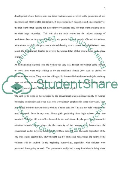 Detroit Women Working in War Industries - World War II