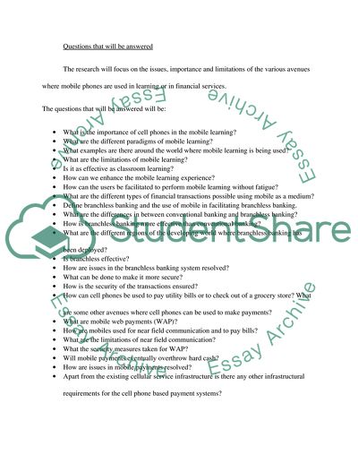 Mobile Service Usage in Developing Countries