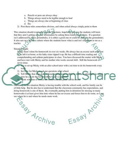 Behavior management Inventory