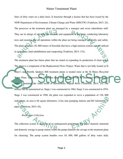 Water Treatment Plant