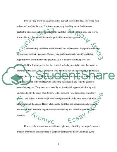 Best Buy Retailing Analysis