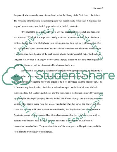 Wide Sargasso Sea by Jean Rhys