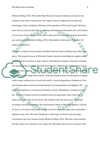 Wal-Mart Stores, in Canada