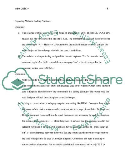 Standardization of HTML, CSS and the Web Environment