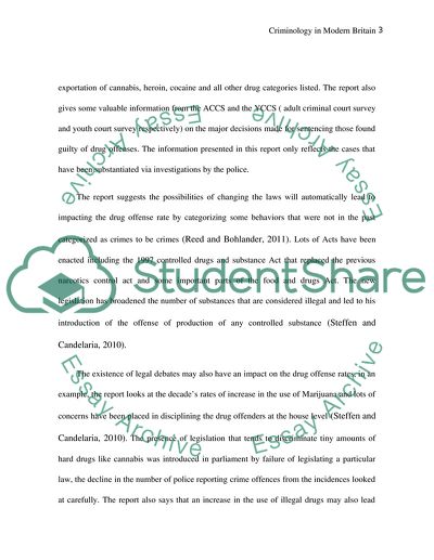 Course Title: Criminology in Modern Britain