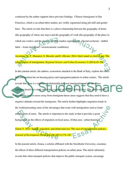 The Incorporation of Immigrant Migrants in Growing Urban Areas in Saudi Arabia