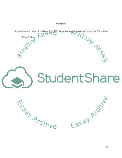 Trends in Organizational Behavior