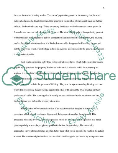 Australia Housing Market