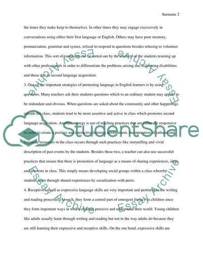 Beginning Literacy with Language